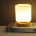 thumbnail image 2 of Lámpara de Noche LED de Madera Maciza con Conexión USB para Decoración de Estudio, Dormitorio o Mesilla de Noche. Iluminación Ambiental., 2 of 5