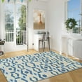 thumbnail image 2 of Polygon Transitional Geometric Indoor Area Rug by Blue Nile Nills - 8' x 10', Blue, 2 of 4