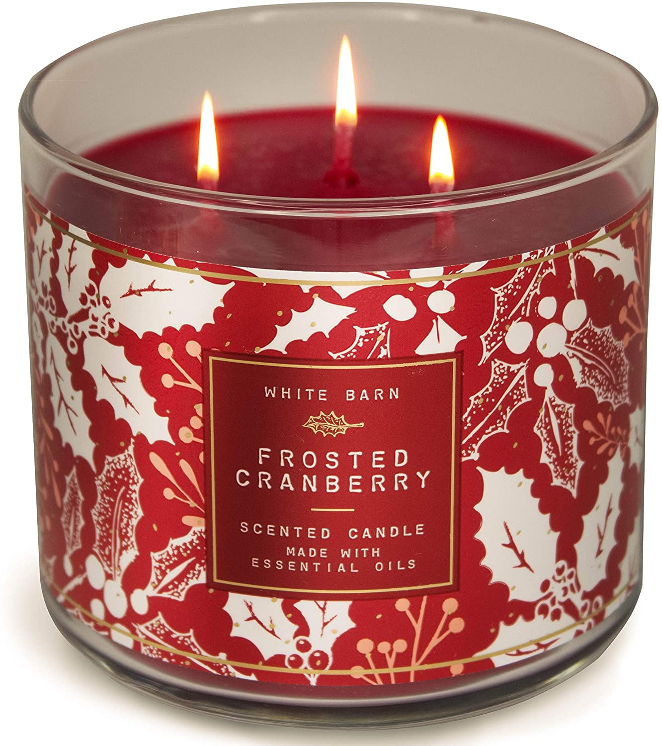 White Barn 3Wick Candle w/Essential Oils 14.5 oz 2020 Holidays