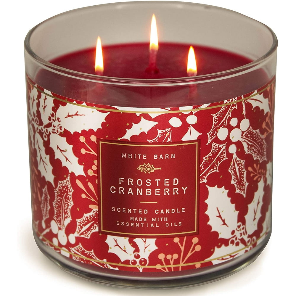 White Barn 3Wick Candle w/Essential Oils 14.5 oz 2020 Holidays