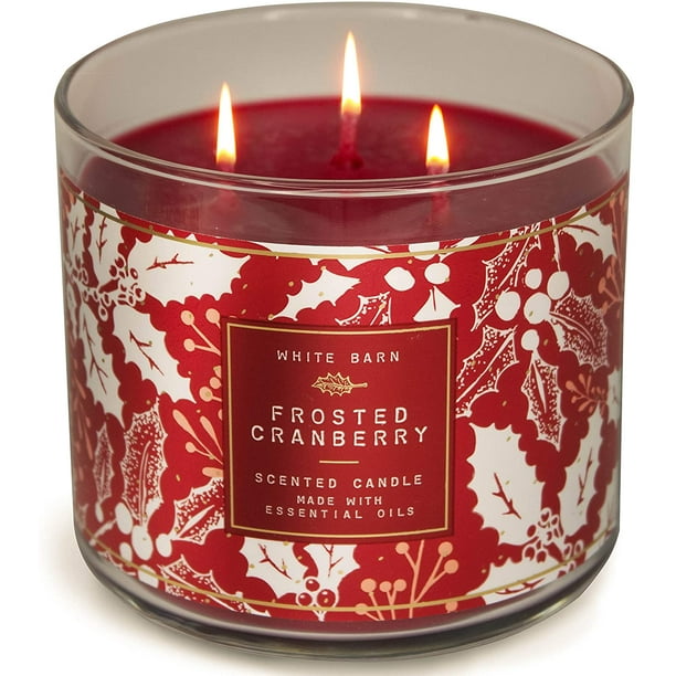 White Barn 3Wick Candle w/Essential Oils 14.5 oz 2020 Holidays