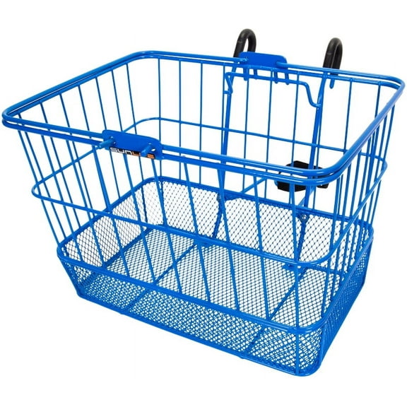BASKET SunLite Front WIRE/MESH L/O Standard Blue w/BRACKET