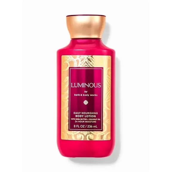 Bath & Body Works Luminous Easy Application Nourishing Body Lotion for Massage, Luminous Scent, 8 fl oz
