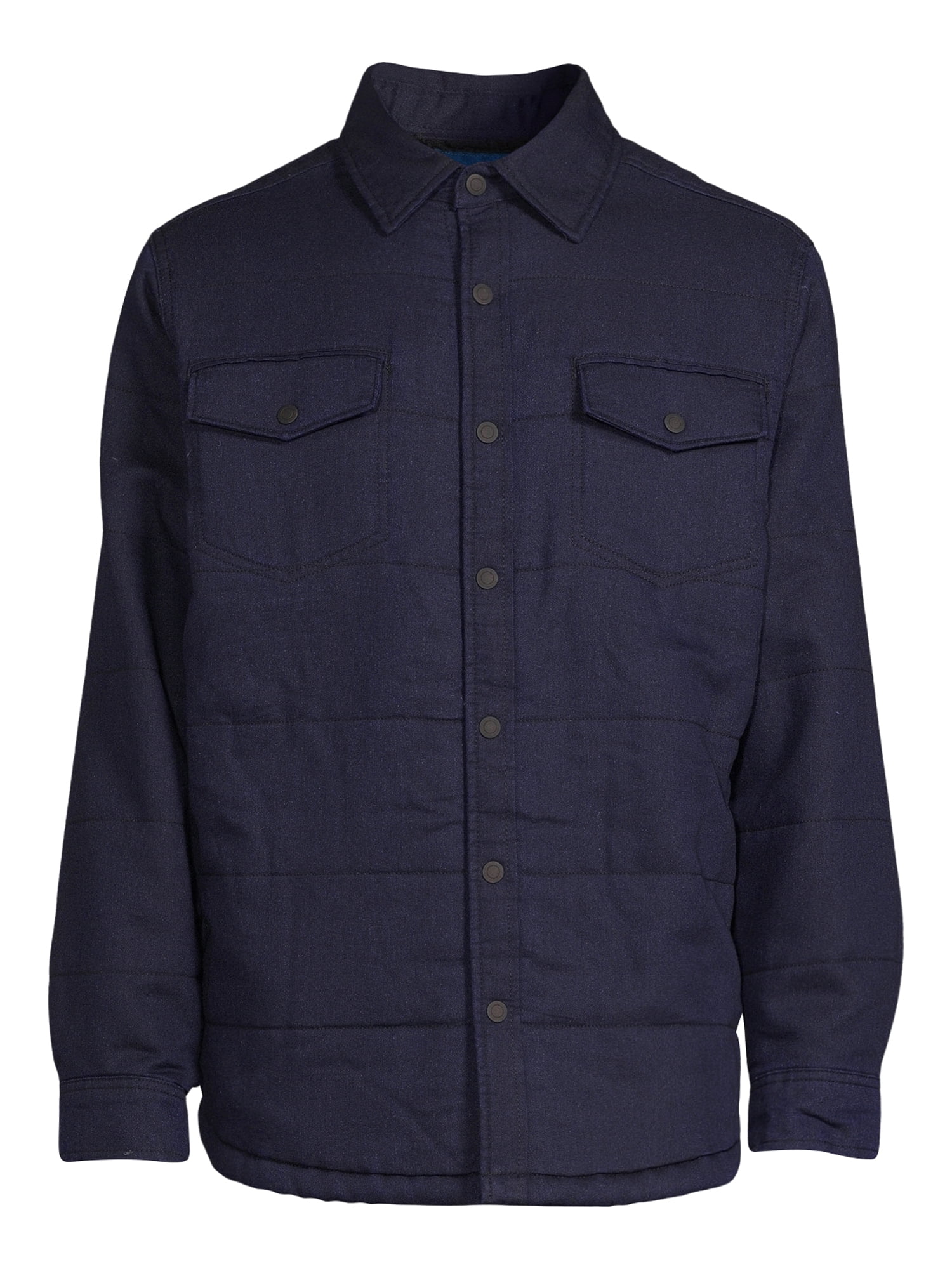 George Men's and Big Men's Shirt Jacket, Up to Size 5XL