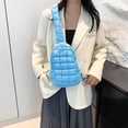 thumbnail image 2 of LHSHIDU Sling Bag Puffy Crossbody Purse for Women Fanny Pack Chest Bag Puffy Waist Bag, 2 of 6