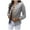 Gray, variant on Vintage Blazer Suit with Button Shoulder for Women Going Out Ladies Casual Retro Buttons Blazer Jackets Party Clubbing Coats Winter Fall Solid Open Front Work Jacket Suit