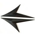 thumbnail image 1 of Pack Carbon Fiber Look Wing Badge Sticker Decal Car Body Side Fender Decoration -, 1 of 4