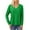 Green, variant on Maean Womens Basic Undershirts Square Neck Buttons Tops Long Sleeve Tight Shirts Fall Ribbon Tees