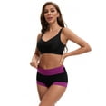 thumbnail image 4 of Unique Bargains Women's High Waisted Loose Classic Full Coverage Briefs L Purple, 4 of 6