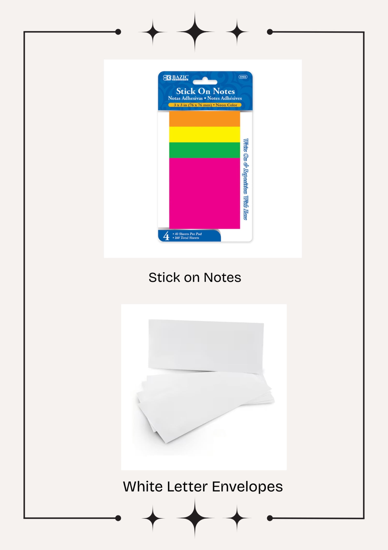 School Supply Boxes | Office Essentials Kit | Writing, Filing & Organization Supplies for Home, School, or Office