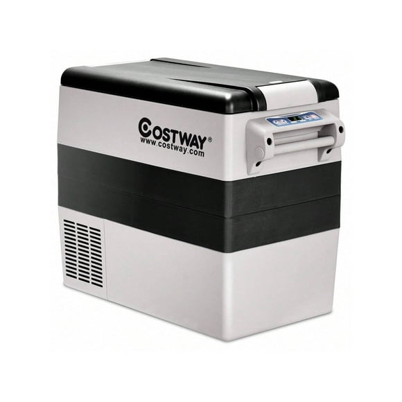 Costway 55 Quarts Portable Electric Car Cooler Refrigerator/Freezer Compressor Camping