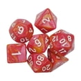 thumbnail image 2 of Ensemble de dés Polyédriques 7 Pcs Durables pour Jeu de Cartes Café Rose Jaune, 2 of 7