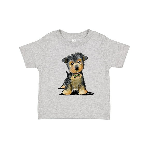 Inktastic Little Gent Yorkie Boys or Girls Toddler T-Shirt