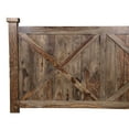 thumbnail image 4 of Porter Designs Crossroads Solid Sheesham Wood King Bed in Brown, 4 of 9