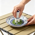 thumbnail image 5 of Sktrjpolfis Ceramic Ginger Grater, Handmade Decorative Garlic Grinder Plate for Kitchen, Multi-Purpose Ceramic Grater for Ginger Garlic Wasabi, 4.72 Inch, 5 of 6