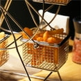 thumbnail image 4 of 1Pcs Food Rack+5 Cup Stainless Steel Ferris Wheel Food Rack Snack Rack Vintage Frame Party Rotatable Pastry Cupcake, 4 of 5