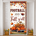 thumbnail image 5 of Decorative Design Football Banner Autumn Leaves Theme Pumpkin Decoration for Fall Festival Outdoor Event Seasonal Party, 5 of 6