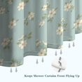 thumbnail image 6 of Pioneer Flower Floral Print Pattern Shower Curtain 84"x72", Bathroom Decorative Shower Curtain Set with 12 Hooks, Waterproof Washable, 6 of 6