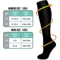 thumbnail image 6 of 3 Pack Medical Compression Socks - Compression Long Socks for Women and Men - Best for Running,Nursing,Sports, 6 of 6