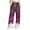 Hot Pink, variant on Cavosen Christmas Cute Sweatpants Wide Leg Trousers Snowflake Elastic Waist Bottoms Drawstring Lightweight Workout Pants