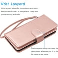 thumbnail image 6 of Tekcoo Wallet Case LG Stylo 4 / LG Stylo 3 / LG Q Stylo, Luxury Pu Leather Card Slots Holder Carrying Folio Flip Cover [Detachable Magnetic Hard Case] Kickstand For LG Stylus 4/Stylus 3/Q Stylus, 6 of 6