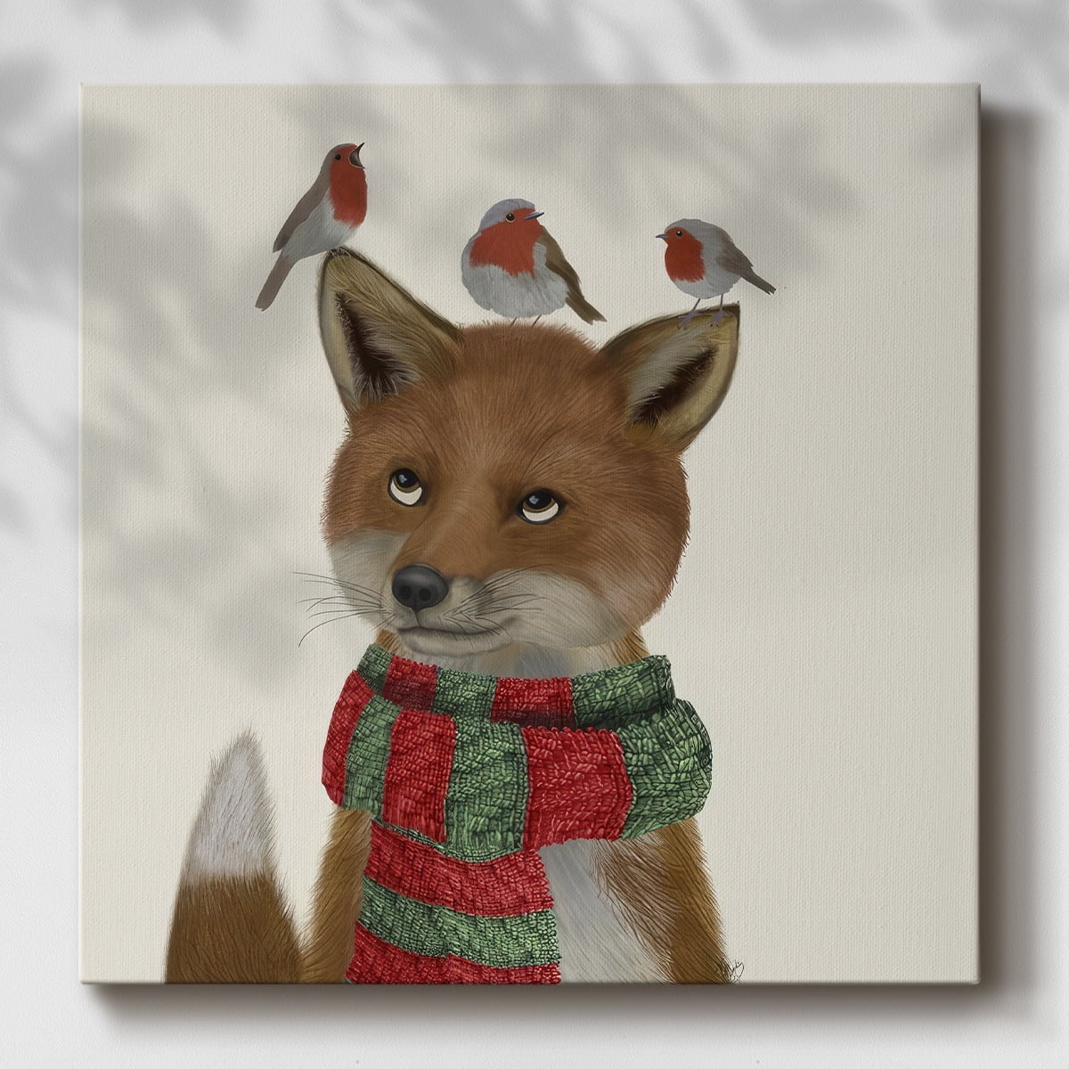 Fox and Robins- Gallery Wrapped Canvas