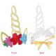 thumbnail image 2 of KAKOWELY 12 piezas de sombreros de fiesta de cuerno de unicornio con purpurina para niños, suministros para cumpleaños, baby shower, fiesta temática de unicornio, 2 of 4