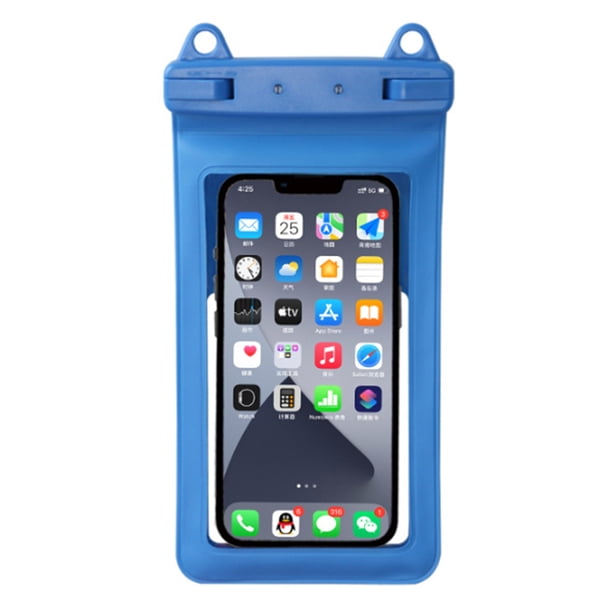 Bolsa De Teléfono Funda de PVC para teléfono móvil, resistente al agua, para deportes al aire libre (azul) Ehuebsd Para Estrenar