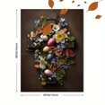 thumbnail image 3 of UXIEQU Easter Cross Flower Canvas Wall Art Print 15.75x11.81 Inches, 3 of 8