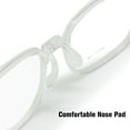 thumbnail image 4 of Children Optical Glasses Square Frame Size 48 Adjustable Ear Lock Flexible TR90 Eyeglasses 6-10Y, 4 of 5