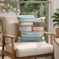 thumbnail image 4 of Pillow Covers 18x18 Set of 2, Blue Beige Brown Vintage Square Throw Pillow Covers for Couch/Sofa/Living Room, Retro Farmhouse Elegant Pastoral Decorative Soft Pillowcases for Couch Throw Pillows, 4 of 9