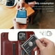 thumbnail image 2 of For IPhone 14 13 12 11 Pro Max XR XS Max SE 2022/2020 7 8 Plus Wallet Case With Card Holder, PU Leather Kickstand Card Slots Case, Double Magnetic Clasp And Durable Shockproof Cover, 2 of 5