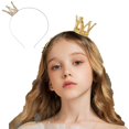 thumbnail image 5 of Tiara con forma de corona para niñas, decoración de fiesta de cumpleaños de princesa, 5 of 5