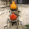 thumbnail image 4 of Clip Ladder Hen Pastoral Chicken Resin Ornaments, Clip Ladder Hen Resin Crafts Cracked Ornaments De, 4 of 5