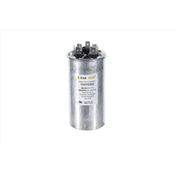 Titan Pro 30 5 MFD 440 V Round Run Capacitor