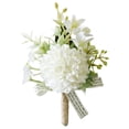 thumbnail image 2 of Ramillete ñeca Boutonniere Set Ramo de novia de boda para de pecho Colcomx Ramillete de pulsera, 2 of 8