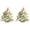 White, variant on Xmas Tree Decor 2024 New Christmas Tree Stud Earrings Oil Drop Christmas Tree Stud Earrings Women's Stud Earrings Christmas Lady Stud Earrings Christmas Ornaments