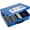 Blue, variant on Digital Keypad Lock Security Box for Personal Items, Cash, Passport, Jewelry, Ideal for Home, Office, Garage Sale, 11.8" x 9.4" x 3.5" Pink Metal Safe