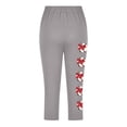 thumbnail image 4 of Fjofpr Toddler Girl Leggings 24 Months Toddler Kids Fashion Baesball Print Summer Leisure Yoga Sports Frenum Cropped Pants Gray 2 Years, 4 of 4