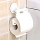 thumbnail image 2 of Toallero de papel para decoración del hogar, inodoro de plástico, baño, cocina, rollo de papel montado en la pared, ventosa, resistente al agua, morado TUNC Sencillez, 2 of 5