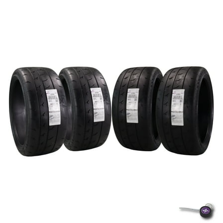 Hoosier TrackAttack Pro Racing Tire 265/35ZR19 98Y XL - High Performance Car Tire Engineered for Track and Street Racing with Hoosier Keychain (265/35/ZR19) (4pk)