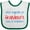 White and Green, variant on Inktastic What Happens at Grandma's Boys or Girls Baby Bib