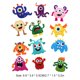thumbnail image 4 of Juguetes de peluche de fieltro creativos, juguetes de educación temprana, Kit de costura de práctica para niños y niñas, 4 of 7