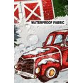 thumbnail image 5 of Farmhouse Truck with Tree Outdoor Pillow Covers Set of 2, Decorative Waterproof Throw Pillow Case, Winter Country Wood Barn Cotton Linen Soft Cozy Cushion Pillowcases, 5 of 6
