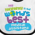 thumbnail image 4 of Inktastic Medical Assistant Mom Boys or Girls Baby Bib, 4 of 4