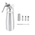 thumbnail image 3 of Professional Whipped Cream Dispenser Stainless Steel 500ML Capacity Canister Homemade Whipped Cream Maker, 3 of 5