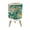 Color 2, variant on Small Trash Can with Lid Vintage Botanical Purple White Irises Daffodils Dark 1.8 Gallon Dog Proof Trash Can Round Garbage Can Waste Bin Wastebasket for Bathroom Bedroom Living Room