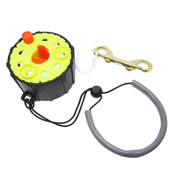 Scuba Dive 100FT Finger Reel Spool w/ Spin/Lock Latch, and Lanyard