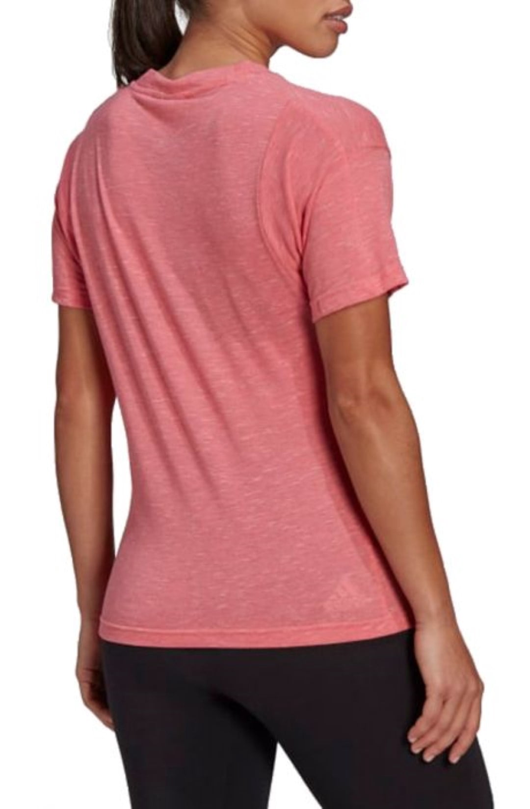 Adidas Women’s Athletics Logo T-Shirt, Pink, X-Small