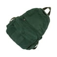 thumbnail image 2 of Canvas Backpack Bags Large Capacity Zipper Schools Organizers Accessory Closure Daypack Solid Color Schoolbag Causal Handbag Students Tote Shoulder Bag Green, 2 of 9